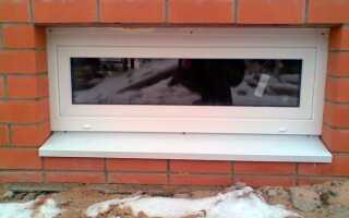 Цокольные окна — особенности устройства и выбор профиля