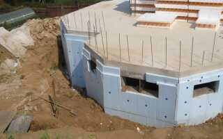 Фундамент дома с цокольным уровнем — типы конструкций