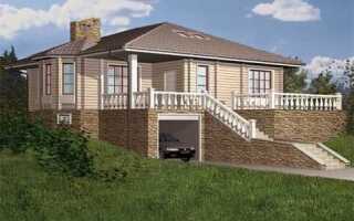 Проекты домов одноэтажных с цокольным этажом: планировка и конструктивные особенности