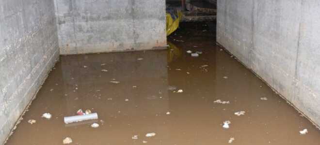 Откачка воды из подвала: как откачать воду и убрать влажность, что делать при потопе