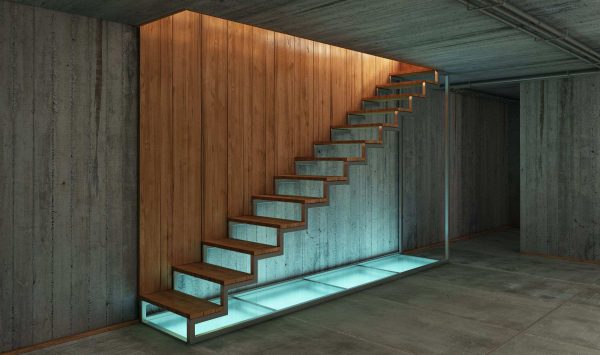 Выбор материала для лестниц в гараже Лестница в погреб гаража