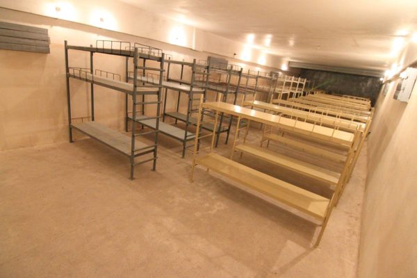 Производство нар для убежищ Двухъярусные нары для бомбоубежищ